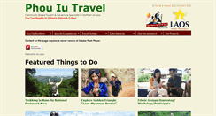 Desktop Screenshot of phouiu-ecotourism-laos.com